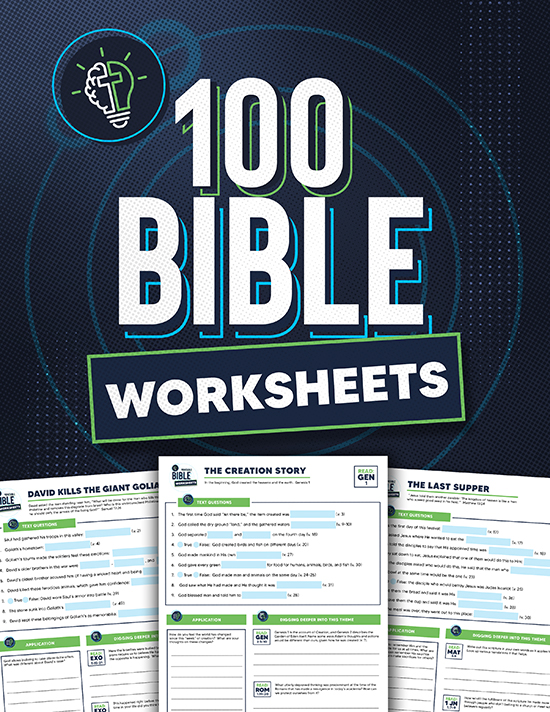 100 Bible Worksheets